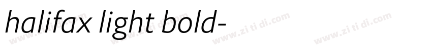 halifax light bold字体转换 halifax light bold字体转换